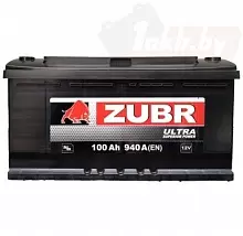 Аккумулятор Zubr Ultra (100 A/h), 940А R+