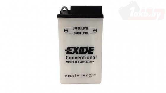 Exide B49-6 (10 A/h), 90A 6V