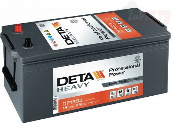 Deta Professlonal power DF1853 (185 A/h), 1150A L+