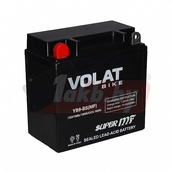 VOLAT YB9-BS AGM (10 A/h), 100A L+