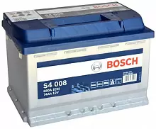 Аккумулятор Bosch S4 008 (74 А/h), 680A R+ (574 012 068)