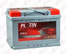 Аккумулятор PLATIN PRO (75 A/h), 740A R+
