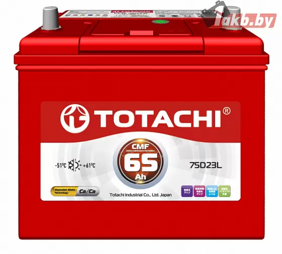 TOTACHI CMF75D23L (65Ah), 550A R+