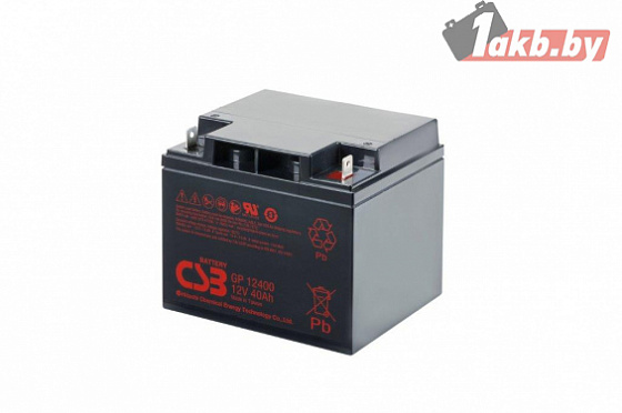 Аккумулятор для ИБП CSB GP12400 (12V/40 A/h)