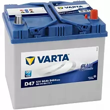 Аккумулятор Varta Blue Dynamic Asia D47 (60 А/h), 540А R+ (560 410 054)
