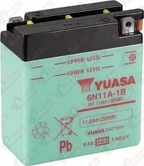 Аккумулятор Yuasa 6N11A-1B (11 A/h) 6V