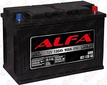 Аккумулятор ALFA Agro (120 A/h), 900A R+