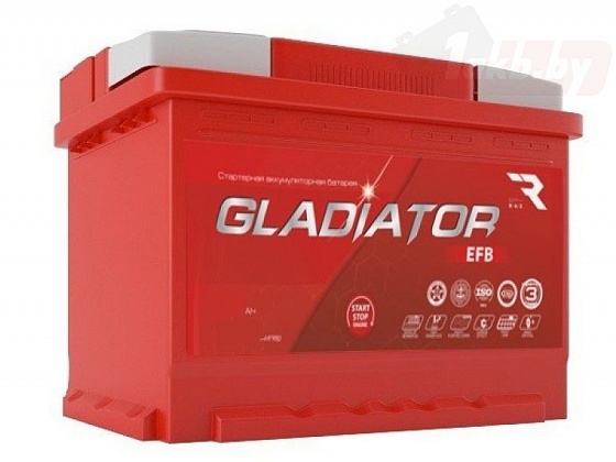 GLADIATOR EFB (55 А/ч) 550A , R+