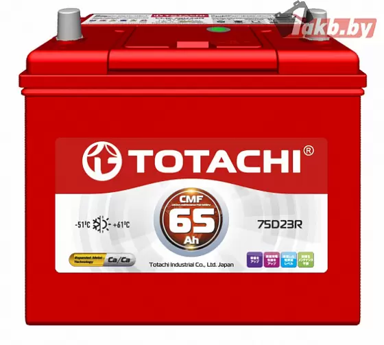 TOTACHI CMF75D23R (65Ah), 550A L+