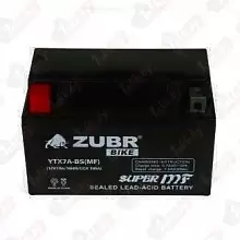Аккумулятор ZUBR YTX7A-BS (MF) (7 A/h), 105A L+