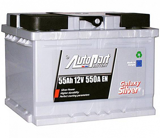 Autopart Galaxy Silver (55 A/h), 550A R+