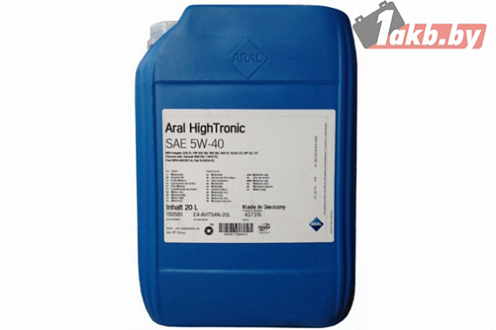 Aral High Tronic SAE 5W-40 20л