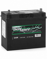 Аккумулятор GIGAWATT (45 A/h), 330A R+