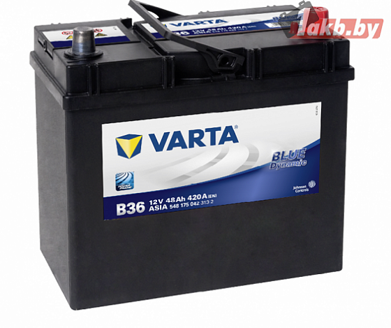Varta Blue Dynamic Asia B36 (48 А/h), 420А R+ (548 175 042)