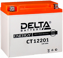 Аккумулятор Delta CT 12201 (YTX20L-BS,YTX20HL-BS,YB16L-B,YB18L-A) (20 A/h), 270A R+
