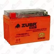 Аккумулятор ZUBR YTX9-BS (iGEL) (9 A/h), 135A L+