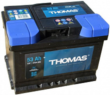 Аккумулятор Thomas (53 A/h), 470A R+