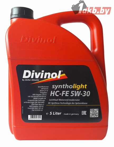 Divinol Syntholight HC-FE 5W-30 5л