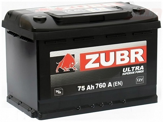 Zubr Ultra (75 A/h), 760А L+