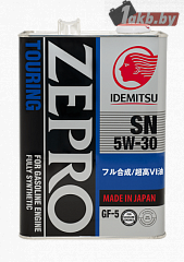 Моторное масло Idemitsu Zepro Touring 5W-30 4л