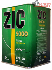 Масло ZIC 5000 10W-40 6л