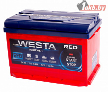 Аккумулятор WESTA RED EFB (74 A/h), 710A R+ низ.