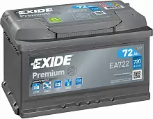 Аккумулятор Exide Premium EA722 (72 A/h), 720A R+