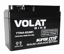 Аккумулятор VOLAT YTR4A-BS AGM (2.5 A/h), 45A R+