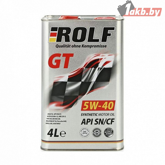 ROLF GT 5W-40 SN/CF 4л