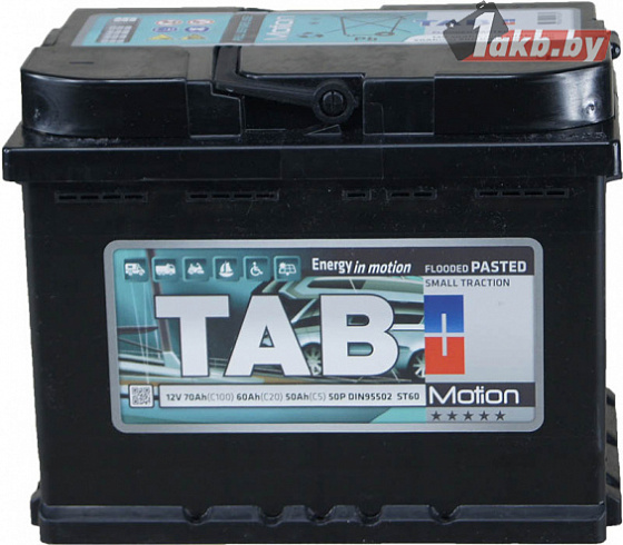 TAB Motion Pasted 50P (50 A/h, 60 A/h), 480A R+