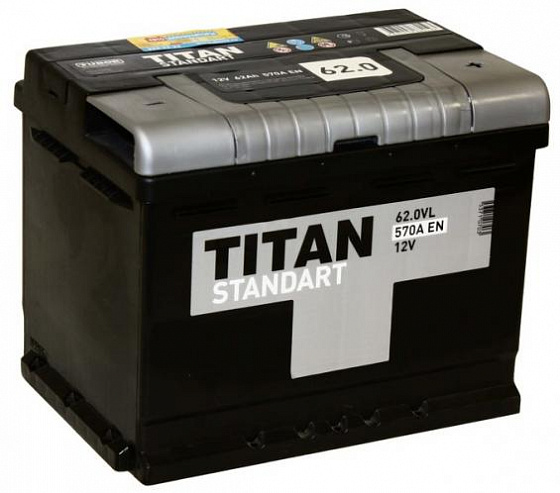 Тitan Standart 62 R (62 А/ч, 570 А)