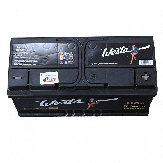 Westa Black (110 A/h), 1000A R+