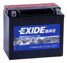 Аккумулятор Exide ETX20HL-BS (18 A/h), 270A R+