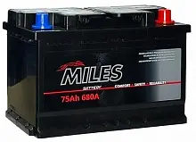 Аккумулятор MILES (75 A/h), 680A R+