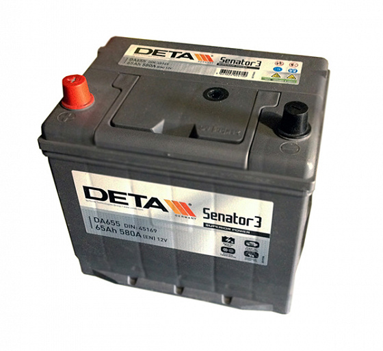 Deta Senator 3 DA655 (65 А/ч), 580A L+