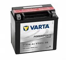 Аккумулятор Varta Powersports AGM 512 014 010 (12 A/h), 200A L+