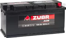 Аккумулятор ZUBR AGM (105 A/h), 950A R+ AGM