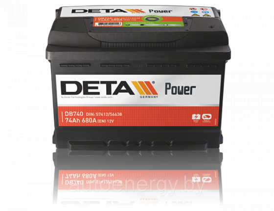 Deta Power DB1100 (110 A/h), 850A R+