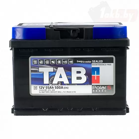 Tab Polar (55 A/h), 500A R+