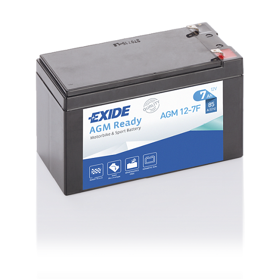 Аккумулятор для ИБП Exide AGM12-7F (7 A/h), 85A L+