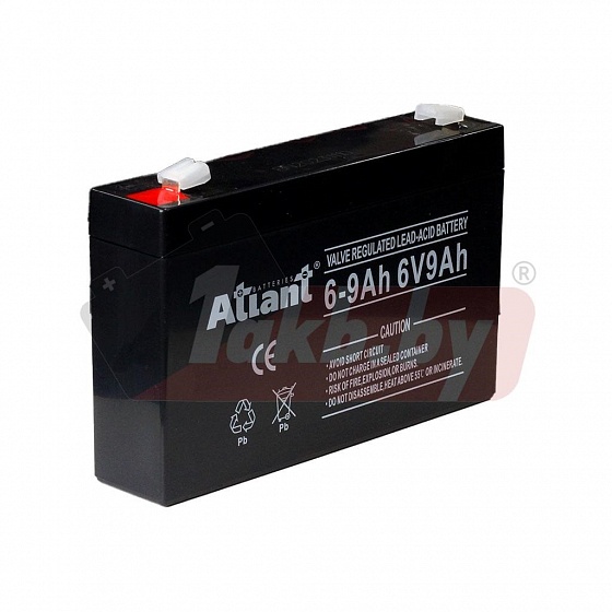 Аккумулятор для ИБП Atlant (9 A/h), 6V  