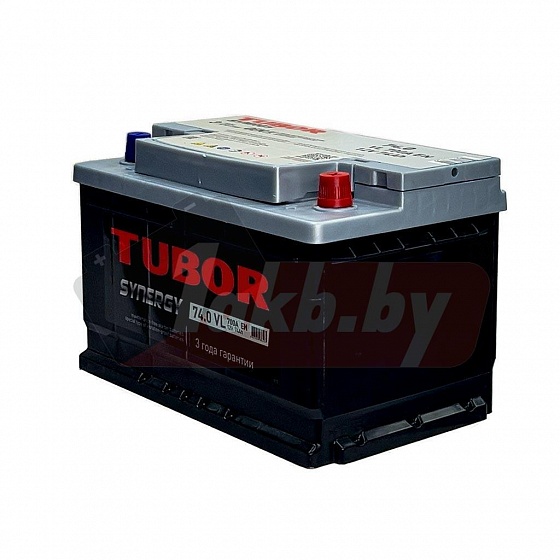 TUBOR SYNERGY (74 A/h), 700A R+ низ.