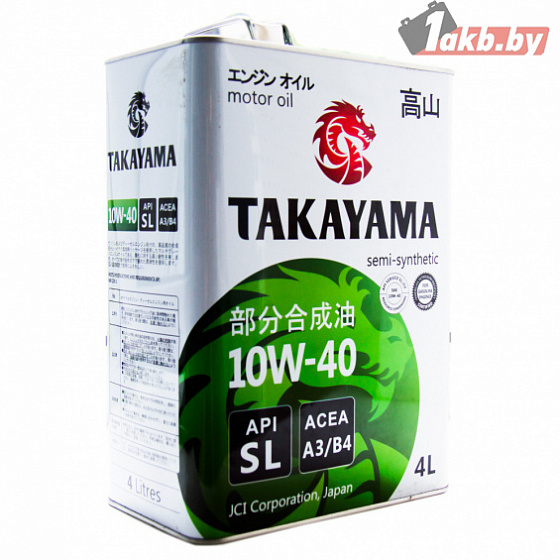 Takayama 10W-40 API SL/CF 4л