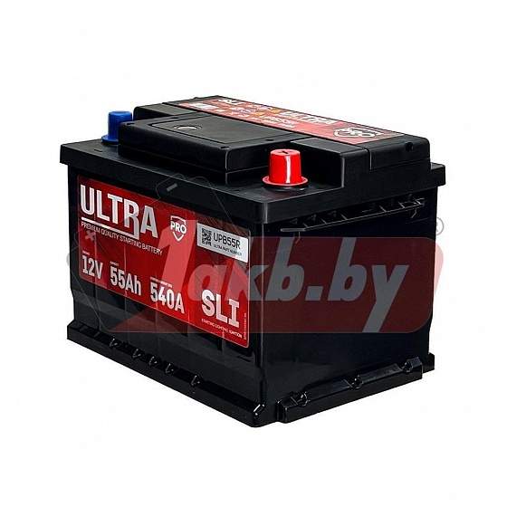 ULTRA PRO (55 A/h), 540A R+ низ.