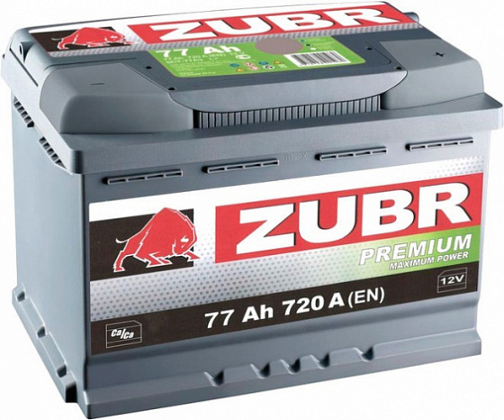 Zubr Premium (77 A/h), 720А L+