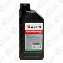 Моторное масло WURTH 8930505 антикоррозионное для пневматических инструментов, заливается в маслораспылители блоков подготовки воздуха (БПВ) или в локальные маслораспылители, 1 л