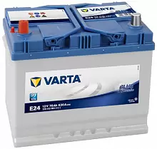 Аккумулятор Varta Blue Dynamic Asia E24 (70 А/h), 630А L+ (570 413 063)
