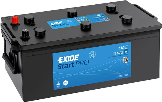 Exide Start PRO EG1403 (140 A/h), 800A L+