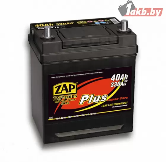 Zap plus (40 A/h), 330A L+