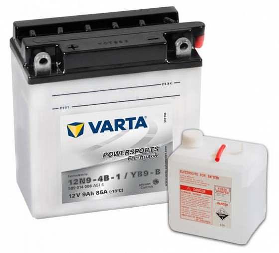 Varta (9 A/h), 85A L+